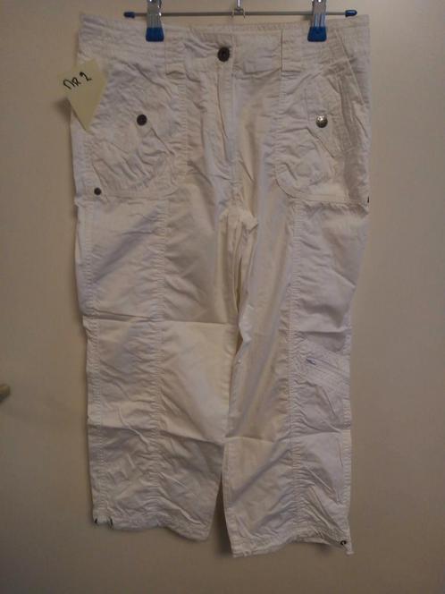 Dames witte zomer 3 kwart broek maat 38, Kleding | Dames, Broeken en Pantalons, Zo goed als nieuw, Maat 38/40 (M), Wit, Ophalen of Verzenden
