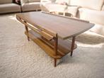 Vintage houten coffee table / salontafel met omkeerbaar blad, Ophalen
