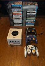 Nintendo GameCube • 44 games • 3 controllers • paerl white, Spelcomputers en Games, Ophalen, Wit, Met games, Zo goed als nieuw