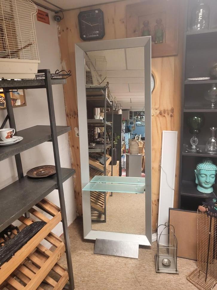 Stijlvolle Kapperspiegel, Huis en Inrichting, Woonaccessoires | Spiegels, Zo goed als nieuw, 75 tot 100 cm, 150 tot 200 cm, Rechthoekig
