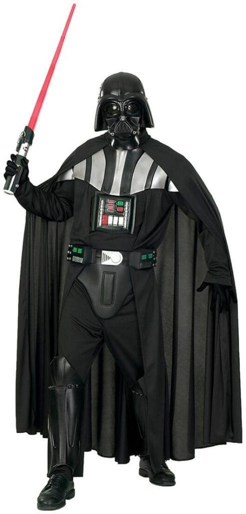 Darth Vader kostuum + Stormtrooper pak + laser gun, Kleding | Dames, Carnavalskleding en Feestkleding, Zo goed als nieuw, Kleding