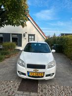 Chevrolet Aveo 1.4 16V 5D 2009 Wit 142dkm, Auto's, Voorwielaandrijving, Radio, Stof, 400 kg