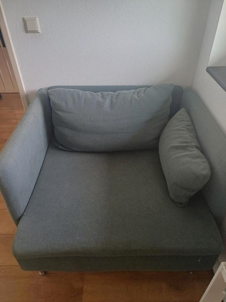 Söderhamn Fauteuil - Verwisselbare hoes, Huis en Inrichting, Fauteuils, Gebruikt, Stof, 100 tot 125 cm, 75 tot 100 cm, Ophalen of Verzenden