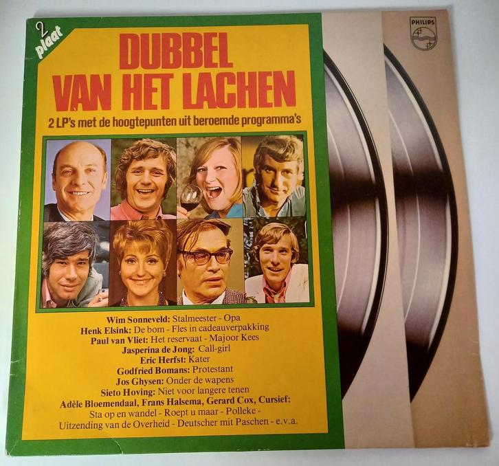 Dubbel Van Het Lachen - 2 LP's, Cd's en Dvd's, Vinyl | Overige Vinyl, Gebruikt, 12 inch, Ophalen of Verzenden
