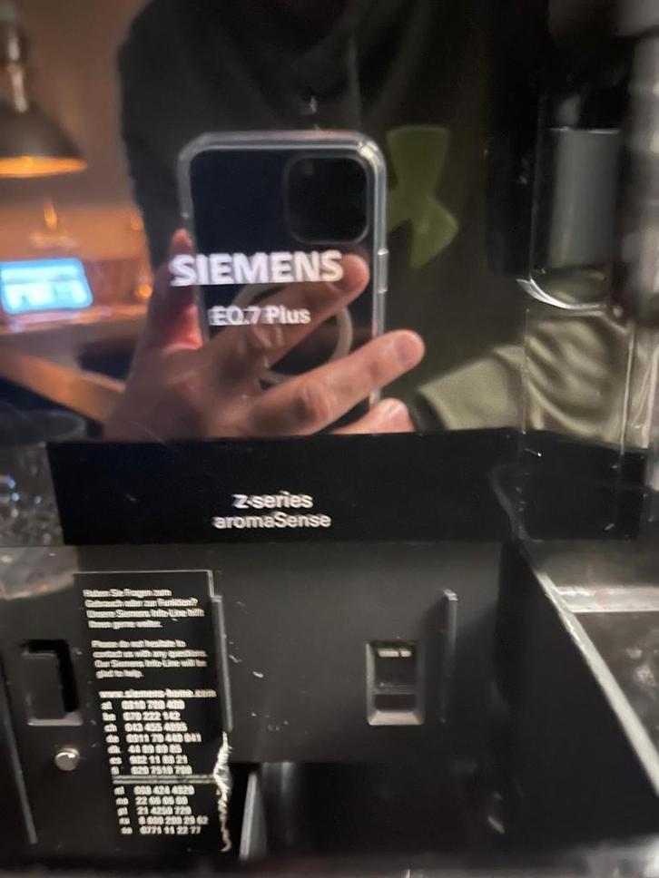 Te Koop Siemens EQ.7 Plus koffiemachine, Witgoed en Apparatuur, Koffiemachine-accessoires, Gebruikt, Ophalen of Verzenden