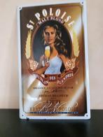 Emaillen Castelain Brasserie ST Poloise, Ophalen of Verzenden, Gebruikt, Reclamebord, Plaat of Schild, Overige merken
