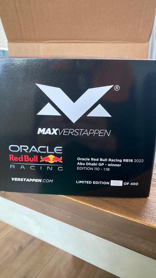 Max Verstappen model 1:18 Abu Dhabi 2022 NIEUW, Hobby en Vrije tijd, Modelauto's | 1:18, Nieuw, Auto, MiniChamps, Ophalen of Verzenden