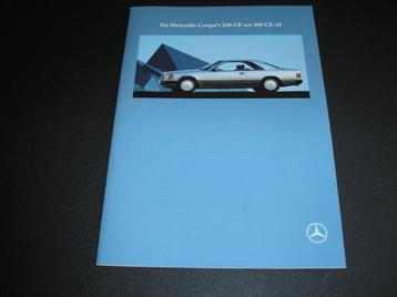 De Mercedes Coupé's 230 CE tot 300 CE-24, W124. januari 1990 beschikbaar voor biedingen