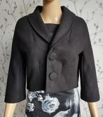 HANS UBBINK Kort Zwart Jasje/ Blazer maat 36, Zwart, Ophalen of Verzenden, Zo goed als nieuw, Jasje