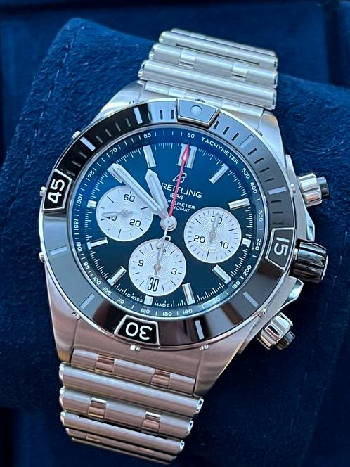 Breitling Super Chronomat 44 B01 AB0136 GARANTIE / FULL SET, Sieraden, Tassen en Uiterlijk, Horloges | Heren, Zo goed als nieuw