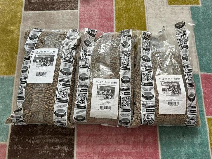 Kattenbakvulling 100% Bio Cat Litter, Dieren en Toebehoren, Kattenbakken, Zo goed als nieuw, Ophalen