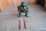 Tmnt ninja turtle leonardo figuur vintage, Kinderen en Baby's, Ophalen of Verzenden, Gebruikt
