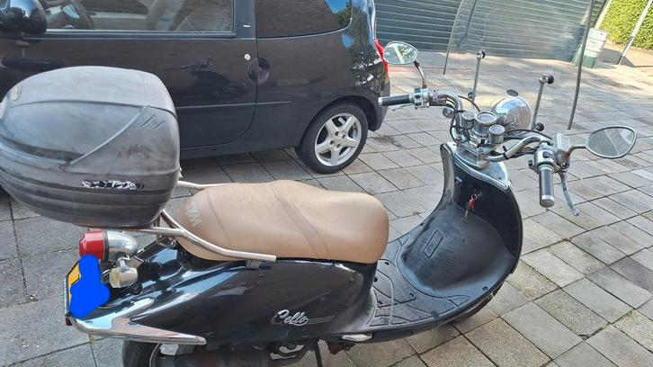 Sym scooter geel kenteken, Fietsen en Brommers, Scooters | SYM, Gebruikt, Ophalen