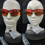 Slastik rood grijze sportzonnebril, Overige merken, Zonnebril, Haven 49, Geasluis@planet.nl