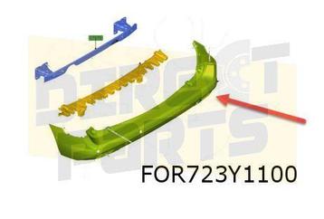 Ford Transit Courier (1/24-) achterbumper (Carbon zwart) Ori beschikbaar voor biedingen