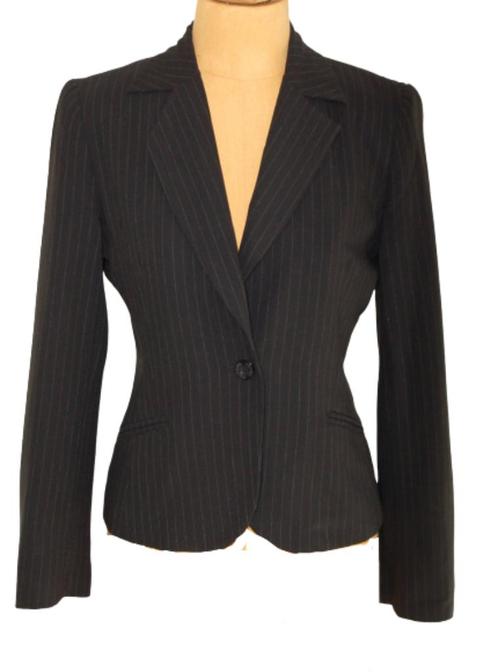 Vanilia Elements jasje, blazer, krijtstreep Mt. 36 / S, Kleding | Dames, Jasjes, Kostuums en Pakken, Zo goed als nieuw, Jasje