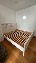 Ikea Bed 180x200 - Wit Houten Bedframe, Ophalen, Gebruikt, Wit, Tweepersoons