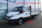 Iveco Daily 35S16D 3.0 Liter 160pk Dubbele Cab. Open Laadbak, Auto's, 2430 kg, 4 cilinders, 160 pk, 7 stoelen