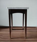Vintage Brocante Plantentafeltje, Minder dan 55 cm, Gebruikt, Vierkant, Hout