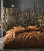 ESSENZA Minte Dekbedovertrek Leather brown nieuw., Bruin, Ophalen of Verzenden, Deken of Dekbed, Nieuw