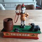 Vintage spaarpot speelgoed gietijzer jaren 70, Ophalen of Verzenden, Gebruikt, Overige materialen, Dier