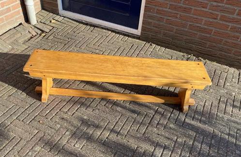 Kleine Oude Gym Bank ( vintage retro Industrieel mid century, Antiek en Kunst, Antiek | Meubels | Stoelen en Banken, Ophalen