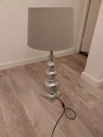 Grote tafellamp of staande lamp zilver, Huis en Inrichting, Lampen | Tafellampen, Ophalen, Zo goed als nieuw, Metaal, 50 tot 75 cm