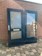 Hardhouten buitendeuren, Ophalen, Gebruikt, 80 tot 100 cm, Minder dan 200 cm