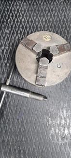Drieklauw 125 mm, Doe-het-zelf en Verbouw, Draaibanken, Ophalen of Verzenden, Metaaldraaibank