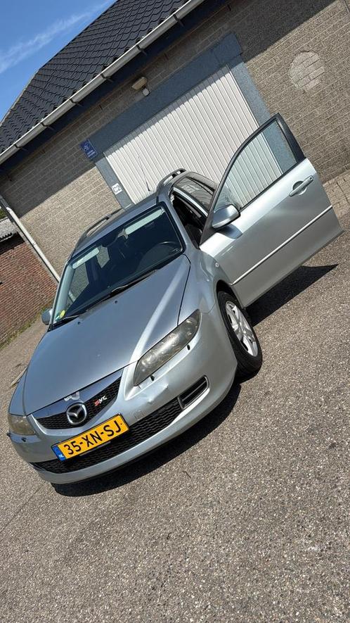 Mazda 6 2.0 Sportbreak AUT 2007 Grijs, Auto's, Mazda, Particulier, Benzine, Euro 4, D, Stationwagon, Automaat, Origineel Nederlands