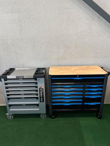Showroom met gevulde gereedschapwagens vanaf €299.99 beschikbaar voor biedingen