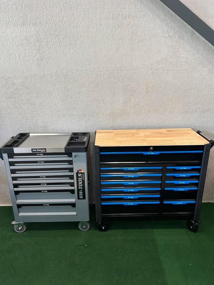 Showroom met gevulde gereedschapwagens vanaf €299.99, Auto diversen, Autogereedschap, Ophalen