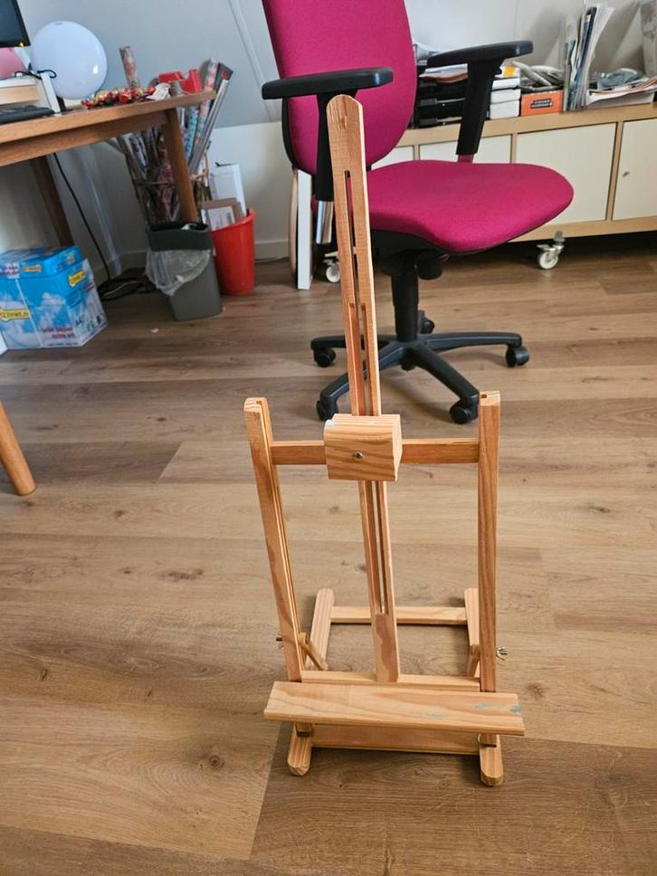 Kleine Schildersezel - Tafelmodel, Hobby en Vrije tijd, Schilderen, Gebruikt, Ezel, Ophalen