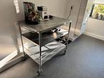 IKEA RVS Trolley / Serveerwagen, Huis en Inrichting, Ophalen, Gebruikt, 50 tot 100 cm, 50 tot 100 cm