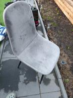 Stoel grijs zgan, Huis en Inrichting, Stoelen, Ophalen, Zo goed als nieuw, Hout, Eén