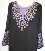 155 MOOIE blouse MET LILA/PAARS, Ophalen of Verzenden, Zo goed als nieuw, Maat 38/40 (M), Paars