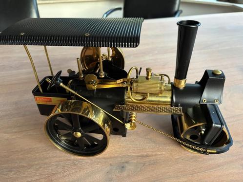 Mooi model stoomwals van Wilesco zwart/messing, Hobby en Vrije tijd, Overige Hobby en Vrije tijd, Zo goed als nieuw, Ophalen of Verzenden