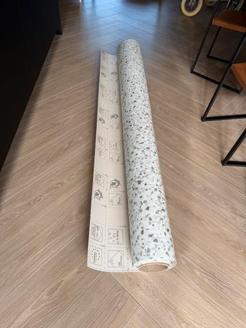 Vinyl vloer terrazzo grijs groen nieuw 2x3m (+ 1,5x3m) beschikbaar voor biedingen