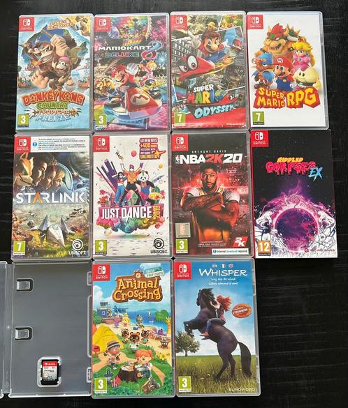 Nintendo Switch Spellen, Spelcomputers en Games, Games | Nintendo Switch, Zo goed als nieuw, 3 spelers of meer, Vanaf 3 jaar, Ophalen of Verzenden