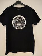 Balmain shirt met zilverkleurig logo print 10 jaar, Meisje, Ophalen of Verzenden, Zo goed als nieuw, Shirt of Longsleeve