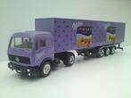 Herpa Mercedes NG trailer Milka pralines., Ophalen of Verzenden, Zo goed als nieuw, Bus of Vrachtwagen, Herpa