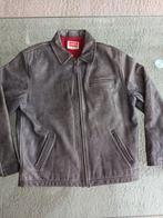 Vintage Levi's Leer Leder Jacket Jas Maat Large, Maat 52/54 (L), Zwart, Ophalen of Verzenden, Gedragen
