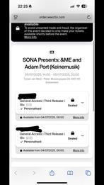 2x KEINEMUSIK AMSTERDAM tickets 05-07-25, Tickets en Kaartjes, Kortingen en Cadeaubonnen, Twee personen, Overige soorten, Overige typen