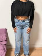 Croptop zwart, Kleding | Dames, Truien en Vesten, Maat 38/40 (M), H&M, Zwart, Ophalen of Verzenden
