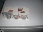 6 nieuwe Casablanca borrel of shot glaasjes, Ophalen, Glas of Glazen, Nieuw, Glas