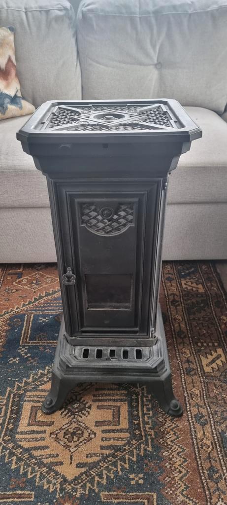 Sierlijke Godin & Cie Houtkachel - Tinyhouse formaat, Huis en Inrichting, Kachels, Gebruikt, Vrijstaand, Houtkachel, Hout, Ophalen