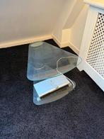 Glazen bijzettafel - Gratis af te halen!, Ophalen, Minder dan 55 cm, Gebruikt, Glas