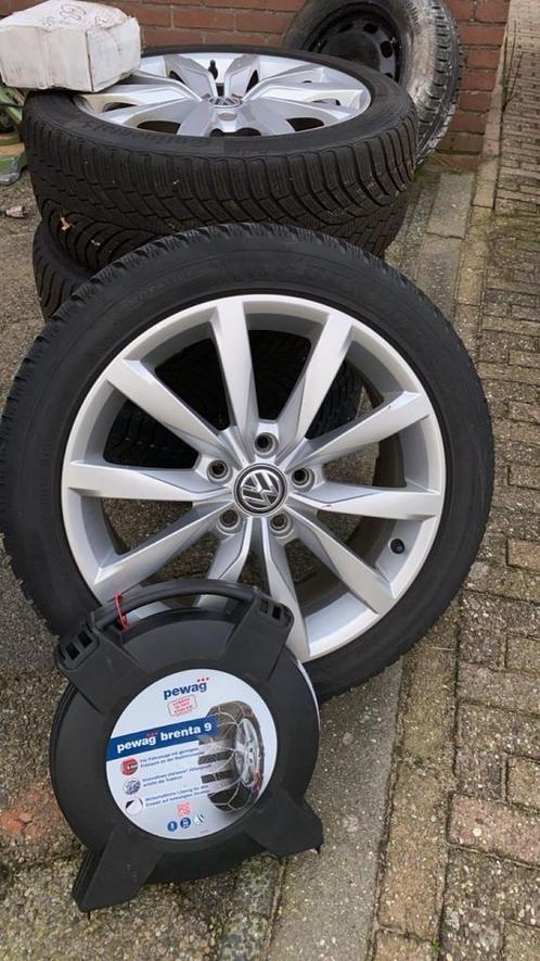 Originele VW velgen (17 inch), Auto-onderdelen, Banden en Velgen, Banden en Velgen, Winterbanden, 17 inch, 225 mm, Personenwagen