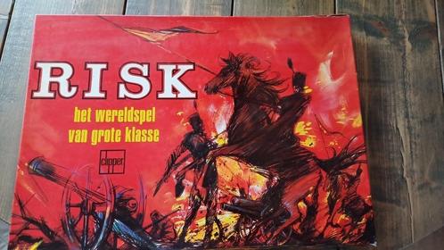 bordspel Risk XXL groot bord vintage Parker Clipper, Hobby en Vrije tijd, Gezelschapsspellen | Bordspellen, Gebruikt, Een of twee spelers