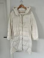 Witte lange  jas (Maat L), Kleding | Dames, Jassen | Winter, Wit, Maat 42/44 (L), Ophalen of Verzenden, Onbekend